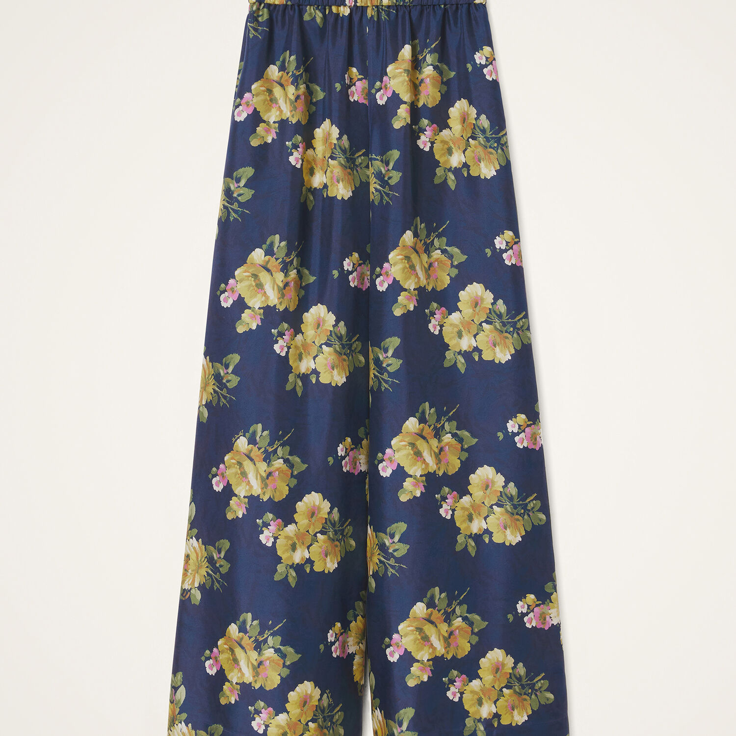 La Doublej Palazzo Pants Riptide Midnight Blue In Blue