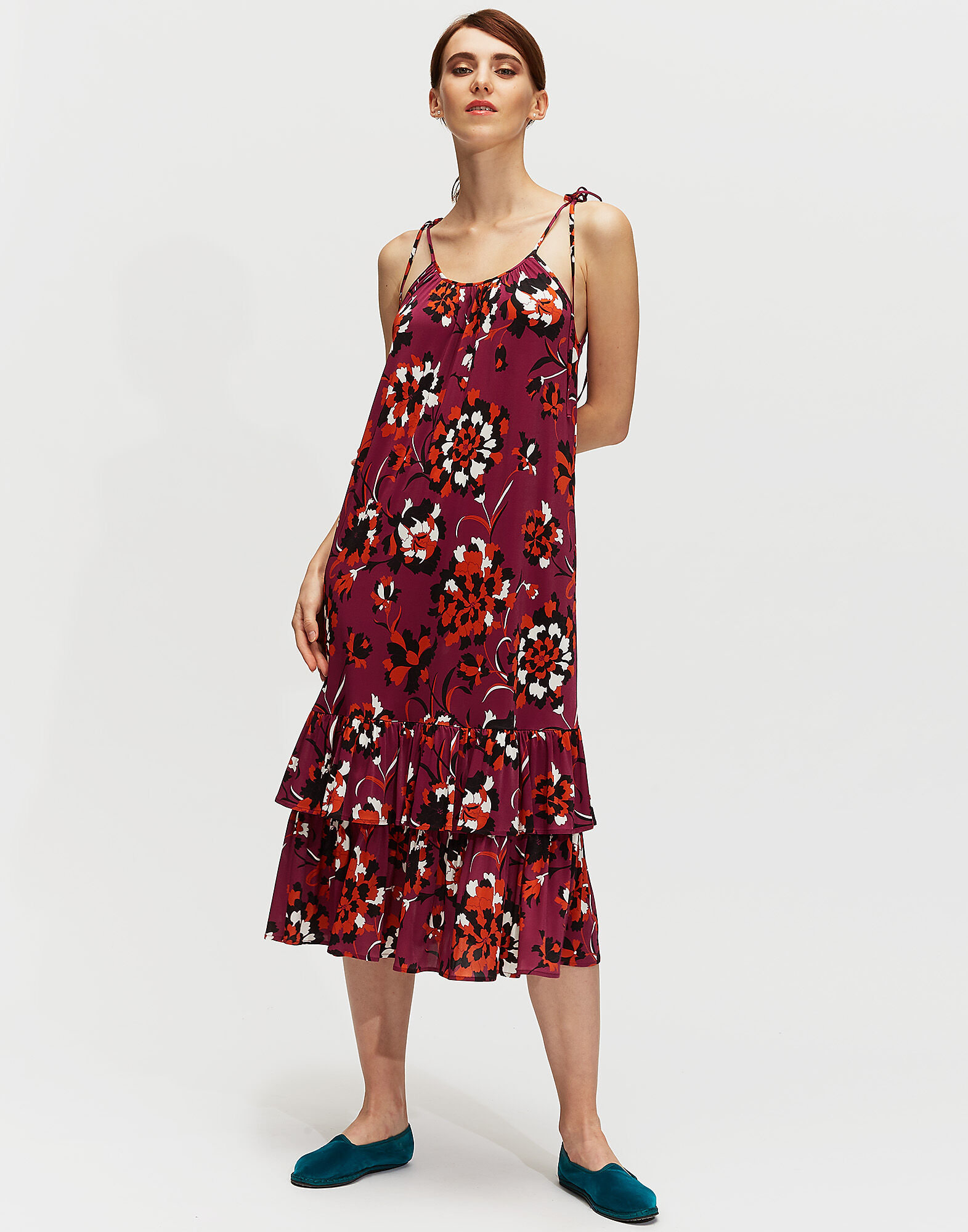 LaDoubleJ Simps Dress Dandelion Viola DRE0076JER003DAN0004