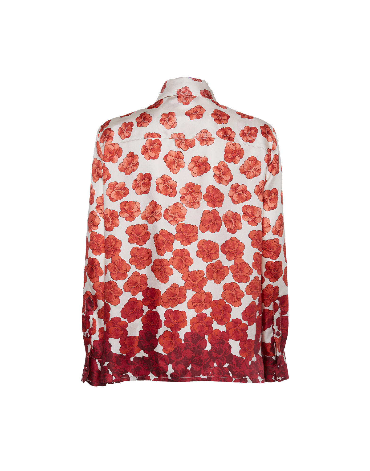 La DoubleJ Boy Shirt Haze Plac&egrave;e Red SHI0001SIL001HAZ01RE01