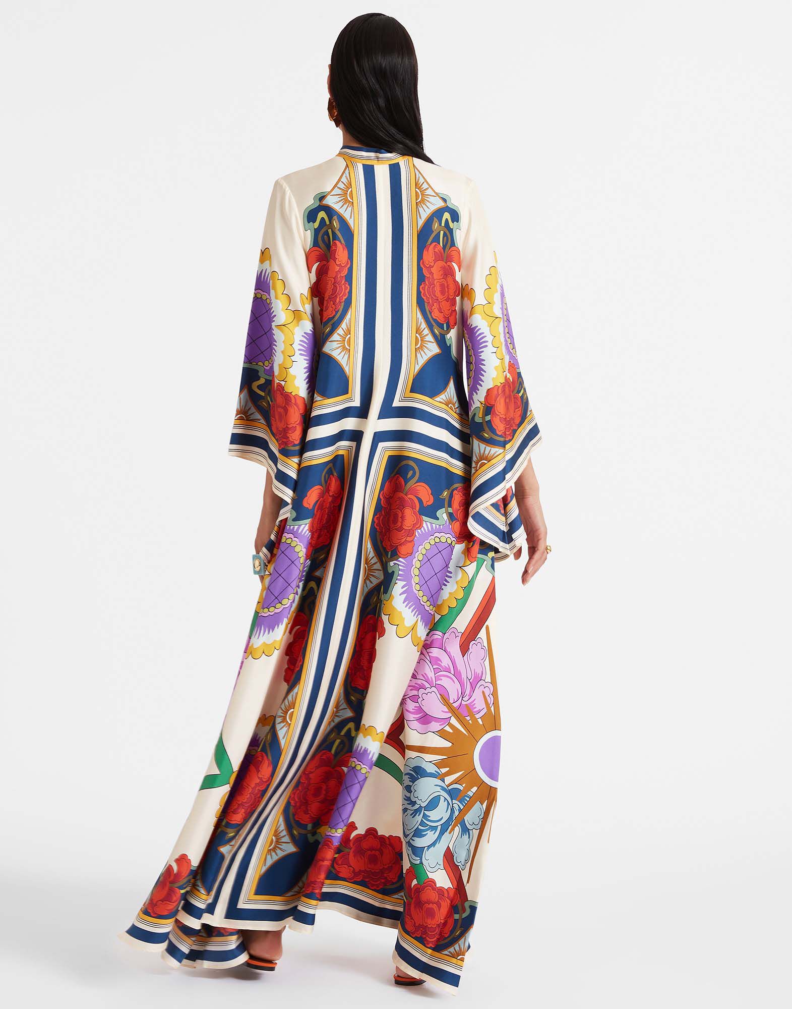 La DoubleJ Magnifico Dress Taormina Plac&eacute;e Rust DRE0232SIL006LRT01OR04