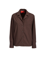 La DoubleJ Milano Shirt Solid Brown SHI0066COT001MOR0001