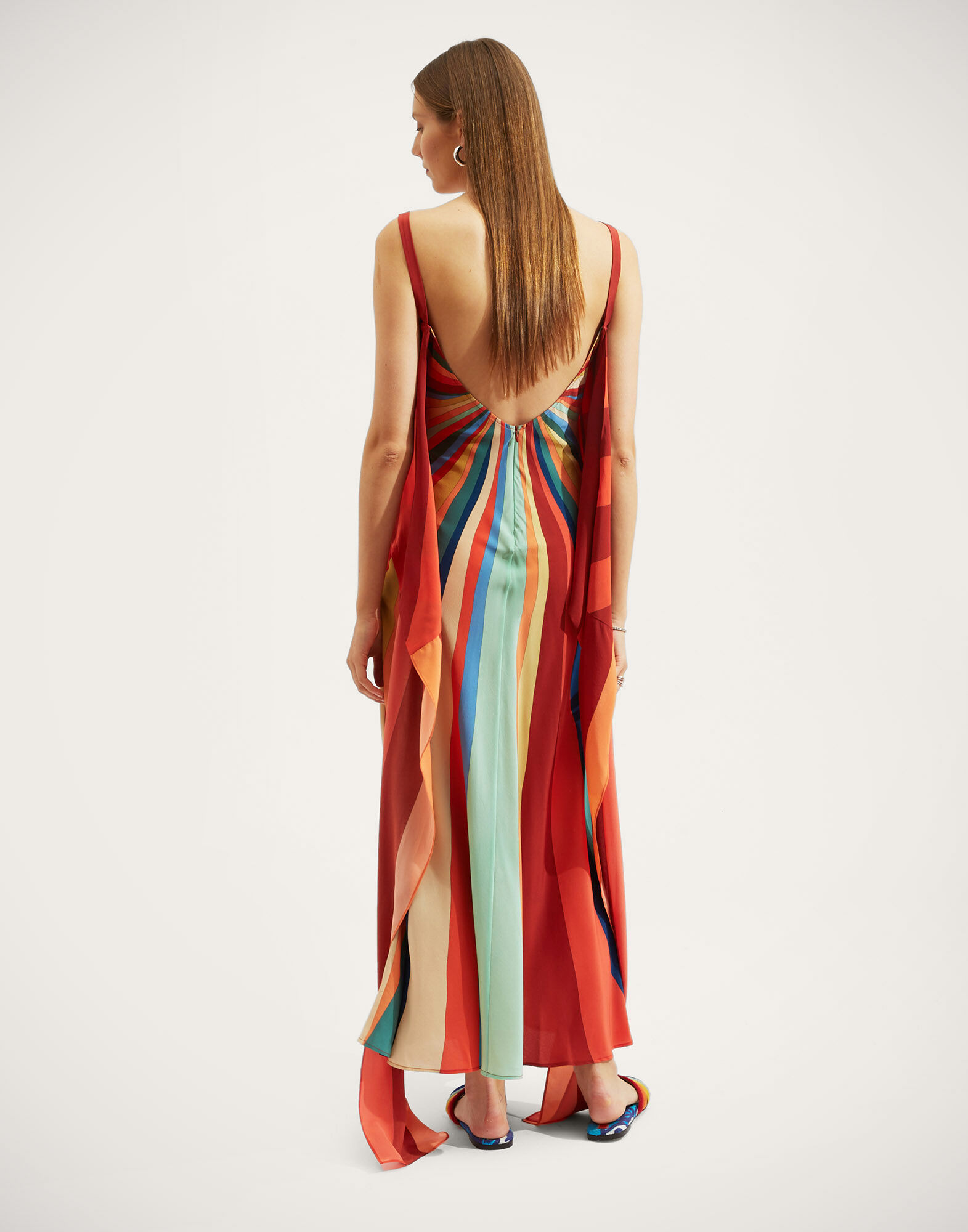 La DoubleJ Slip-Around Dress Rainbow DRE0562CRE002RNB01MU01