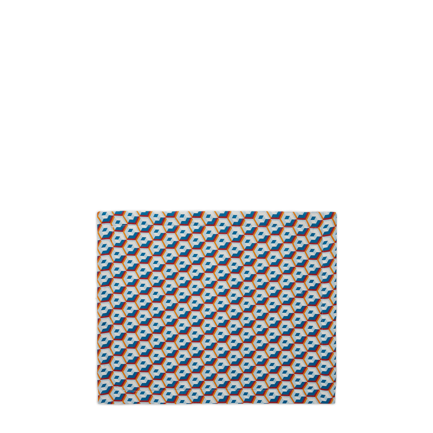 La Doublej Tablemat Set Of 2 (35x45) In Cubi Giallo/fucsia