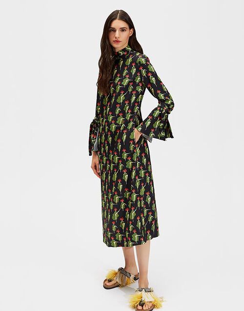 LaDoubleJ Happy Wrist Dress Lungo Can Can DRE0040SAB001CAN0001