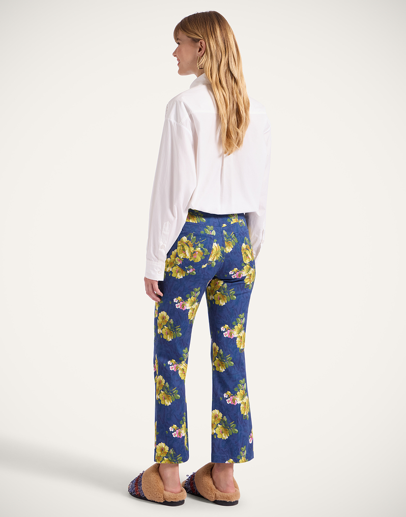 La DoubleJ The Cropped Flare Jean La DoubleJ The Cropped Flare Jean Riptide Midnight Blue TRO0158COT063RIP01BU04