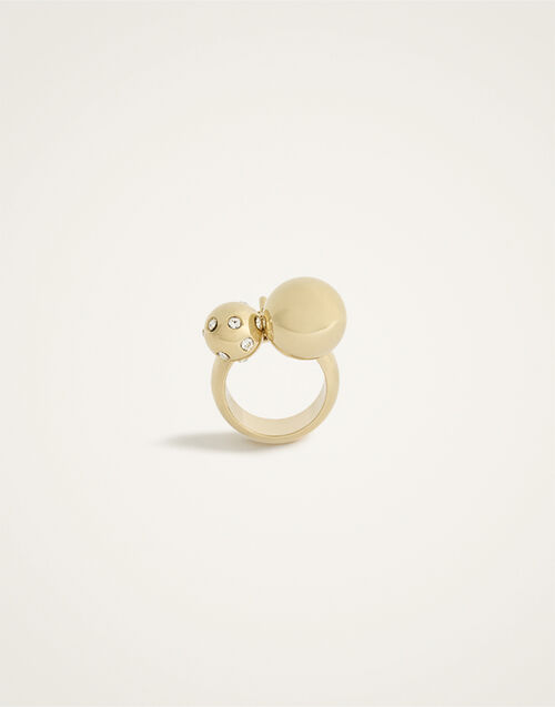 La DoubleJ Jingle Ring 24K Gold Plate RIN0015BRA003SOLIDYE05