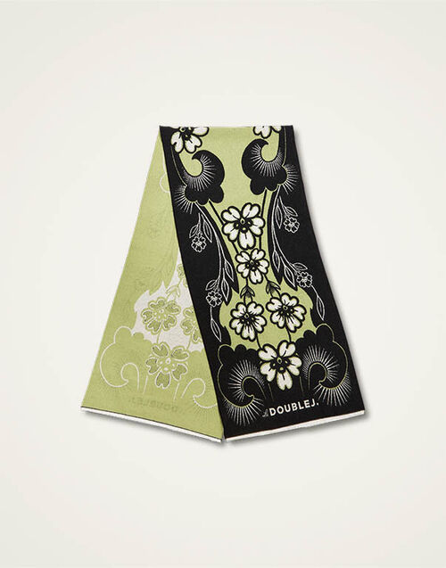 La DoubleJ Herald Scarf 50 Mayfair Black SCA0058WOL025VA324BL01