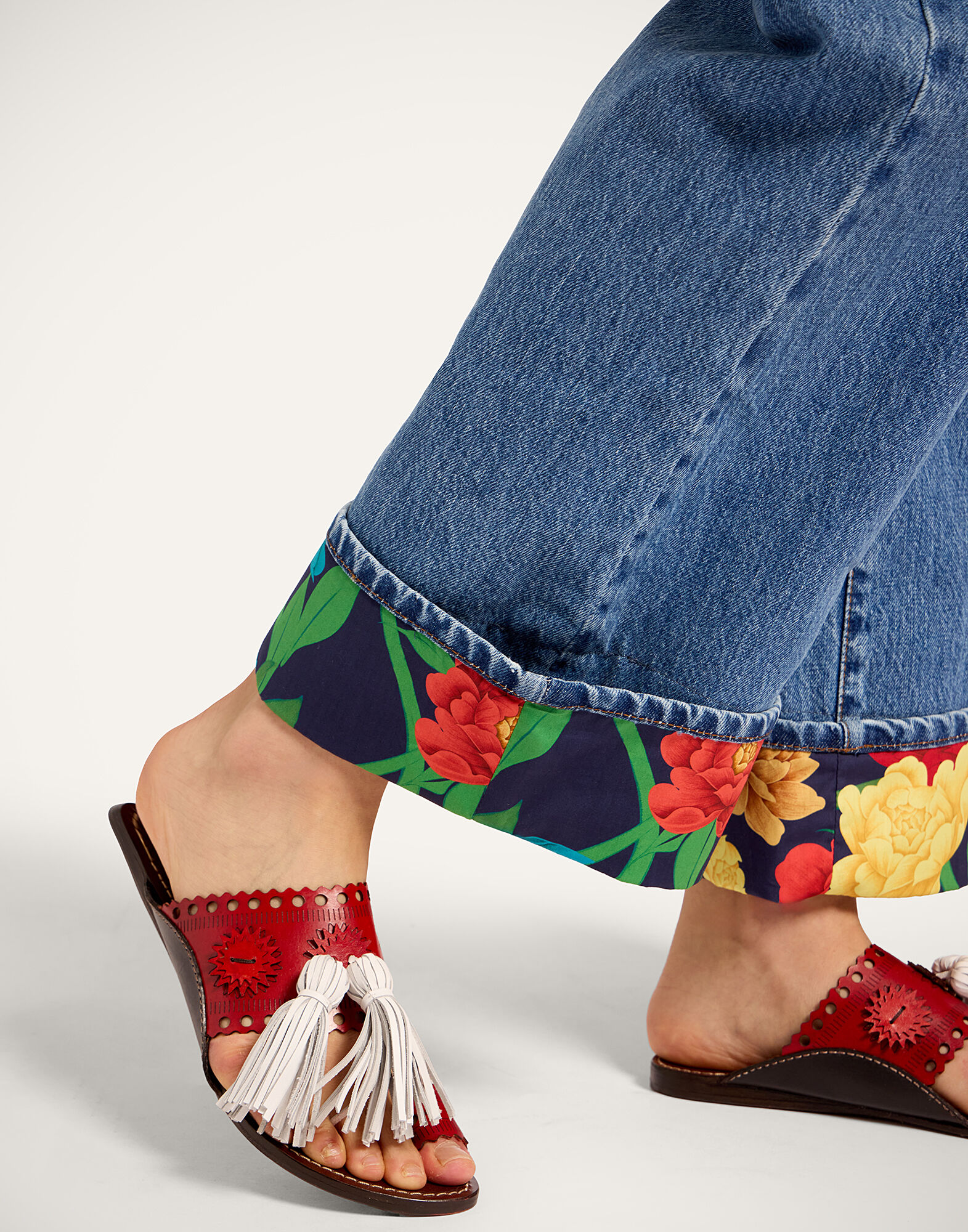 La DoubleJ Better Than Your Boyfriend's Jeans Solid Indigo TRO0200DEN016SOLIDBU15