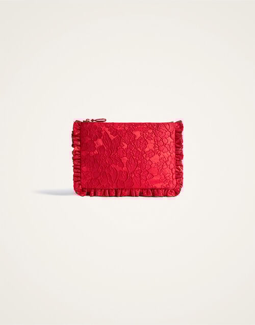 La DoubleJ Hand Pochette La DoubleJ Hand Pochette Peony Red BAG0059JCQ111PEO04RE01