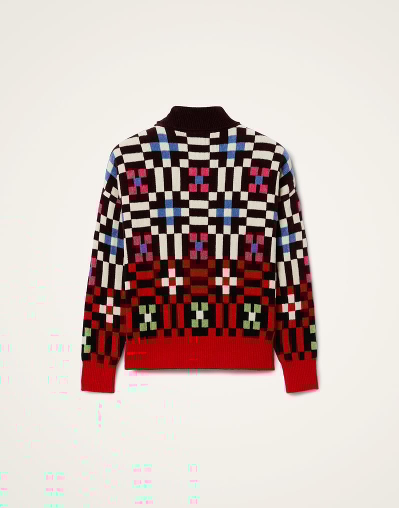 La DoubleJ Byte Turtleneck La DoubleJ Byte Turtleneck Multicolor Pink & Blue PUL0309KNI173VA387RE07