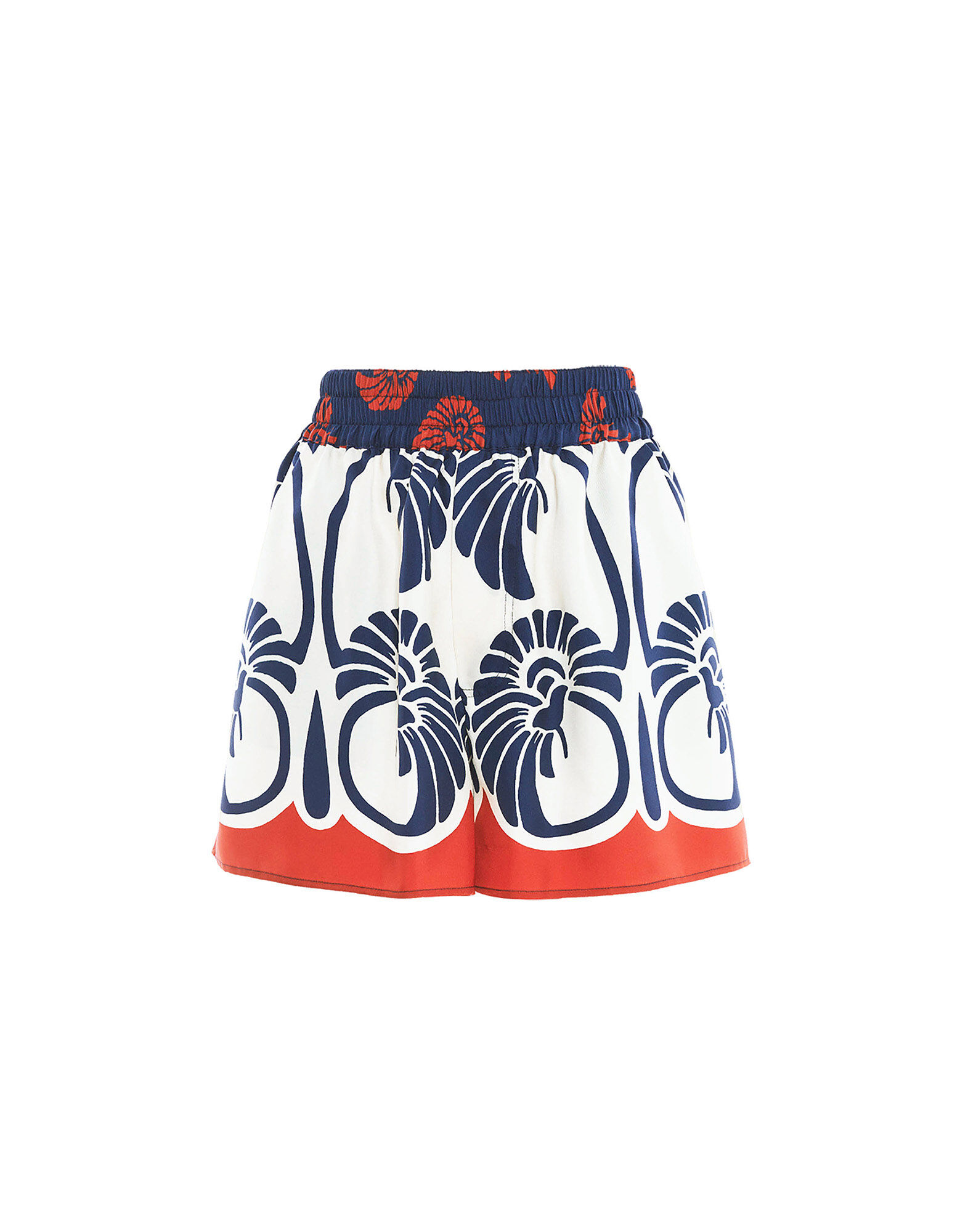 La DoubleJ Pull-Up Shorts Palmetto Plac&eacute;e TRO0059SIL001PIG01BU06
