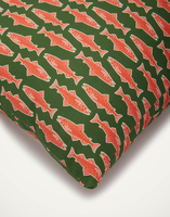 La DoubleJ Cushion (45X45) La DoubleJ Cushion (45X45) Como Fish Green CUS0013COT034CMF0002