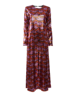 La DoubleJ Swank Swing Dress La DoubleJ Swank Swing Dress Liberace Ciclamino DRE0206PAI001LBR0002