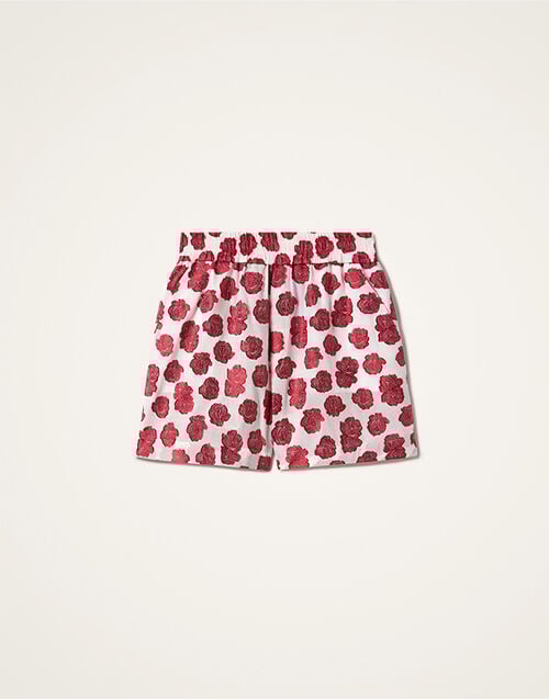 La DoubleJ Pull-Up Shorts La DoubleJ Pull-Up Shorts Rose White TRO0117FCP010ROS07WH01