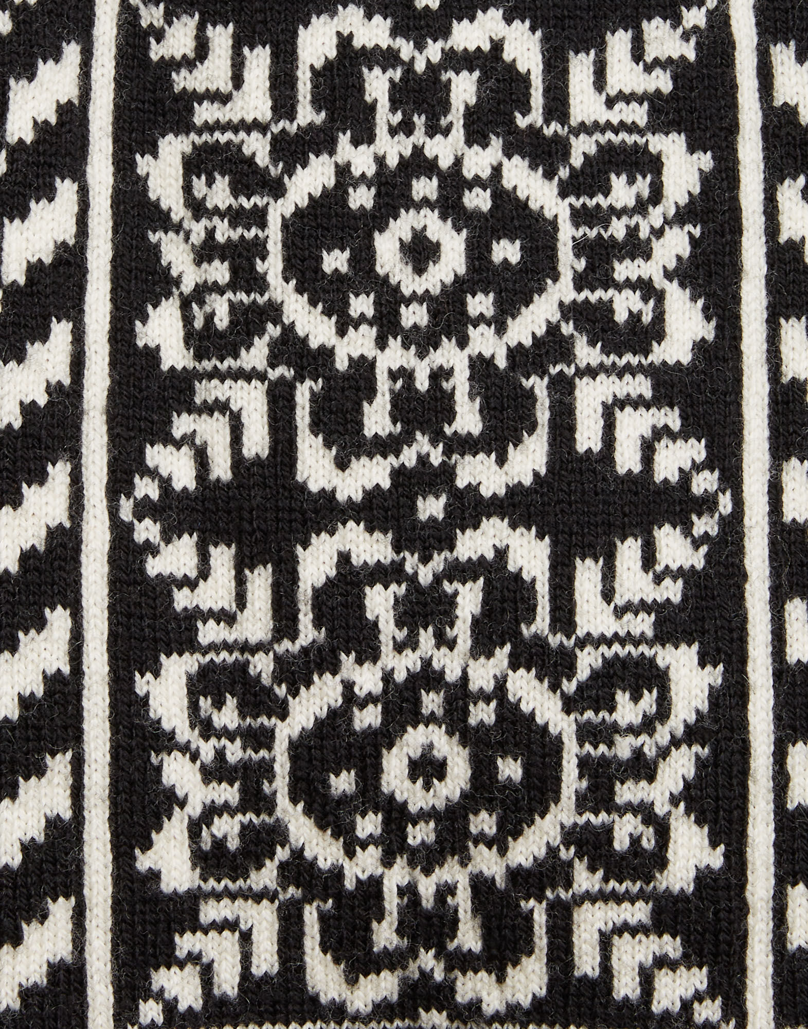 La DoubleJ Cozy Cardigan Black / White JAC0053KNI060VAR0167