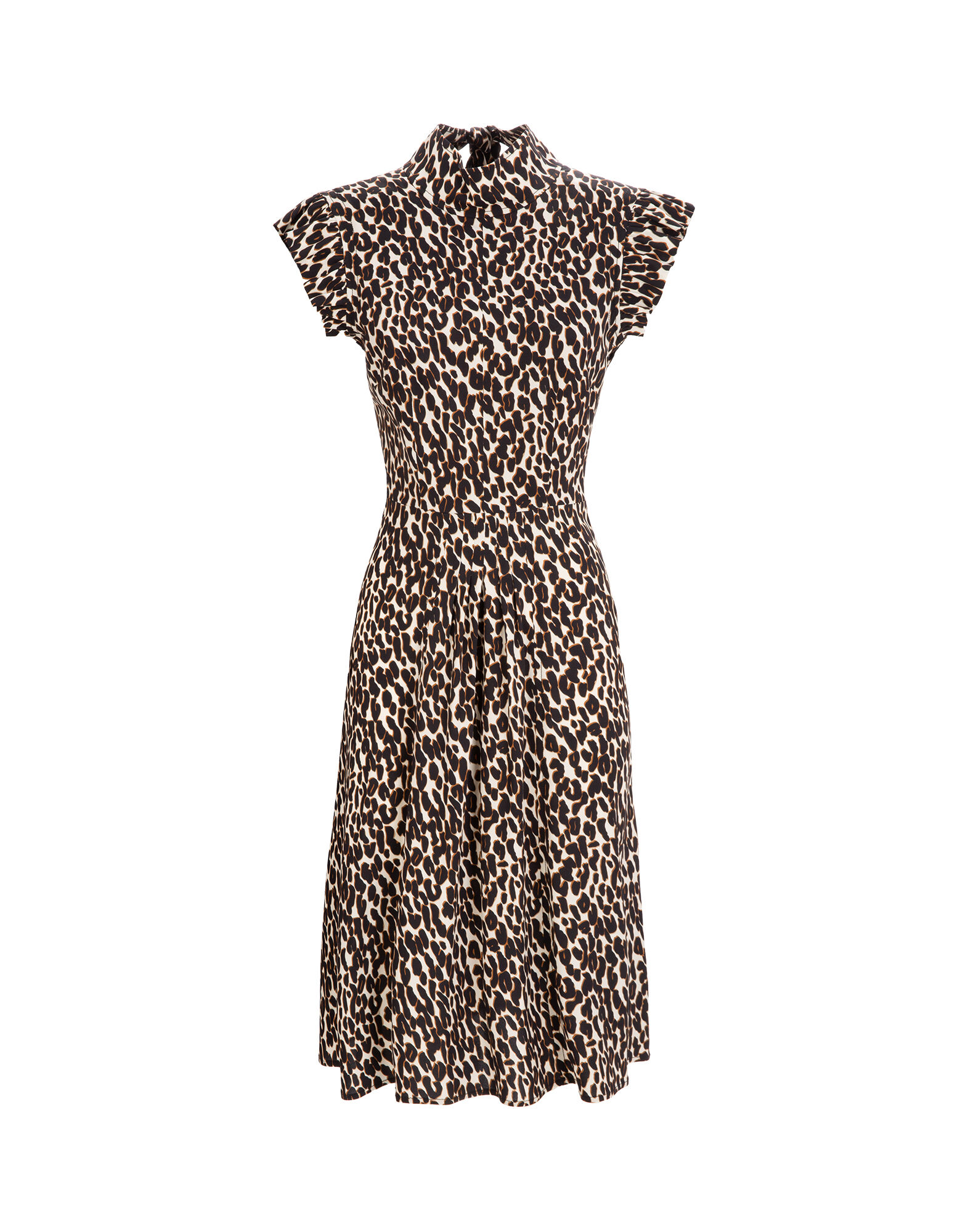 LaDoubleJ Bon Ton Dress Leopard DRE0086VIS001LEO0001
