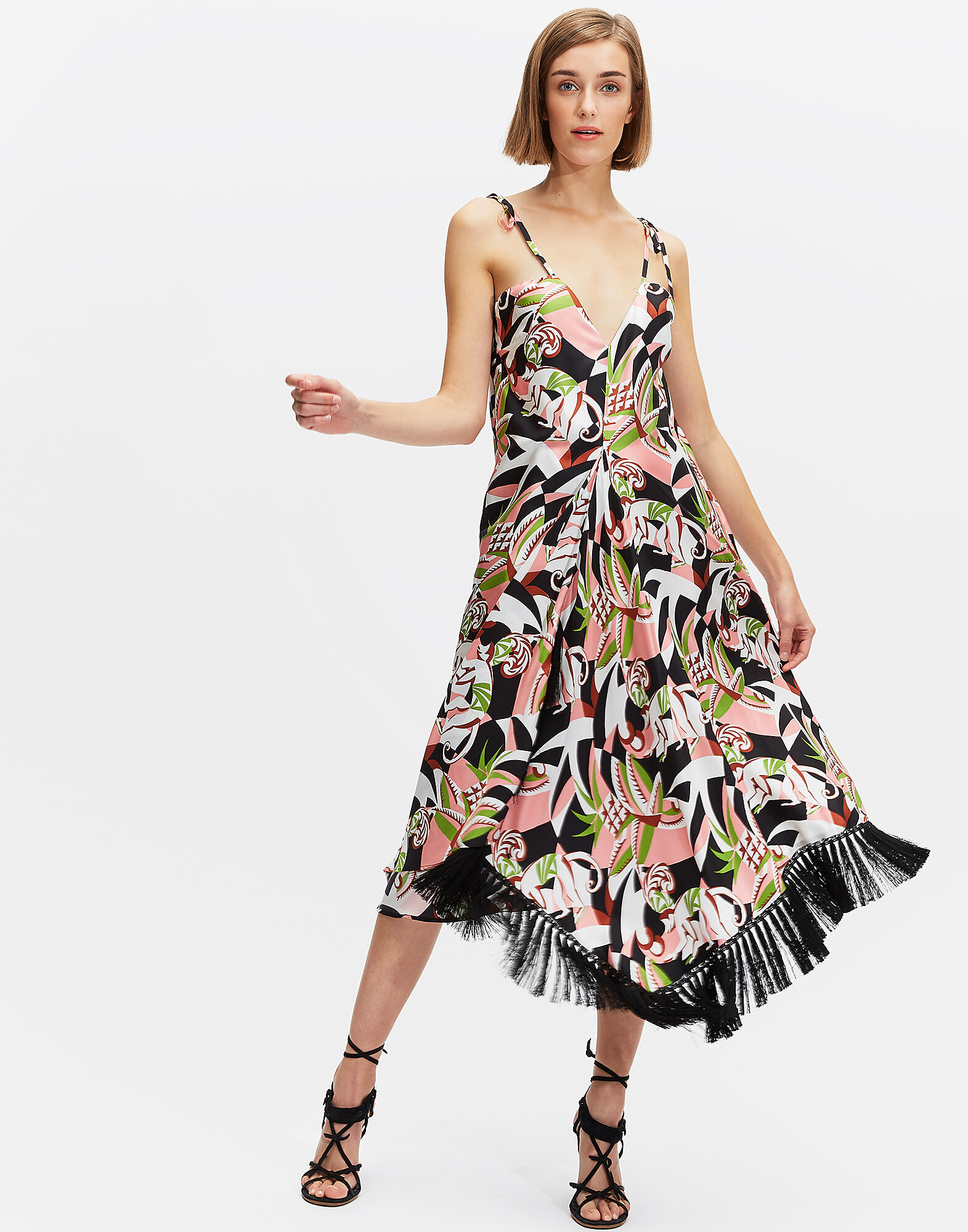 LaDoubleJ Jungle Dress Tom Tom DRE0053SIL001TOM0001