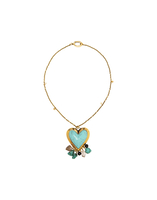 LaDoubleJ Cuore Grande Necklace Solid Acquamarine NEC0001BRA001TUR0002