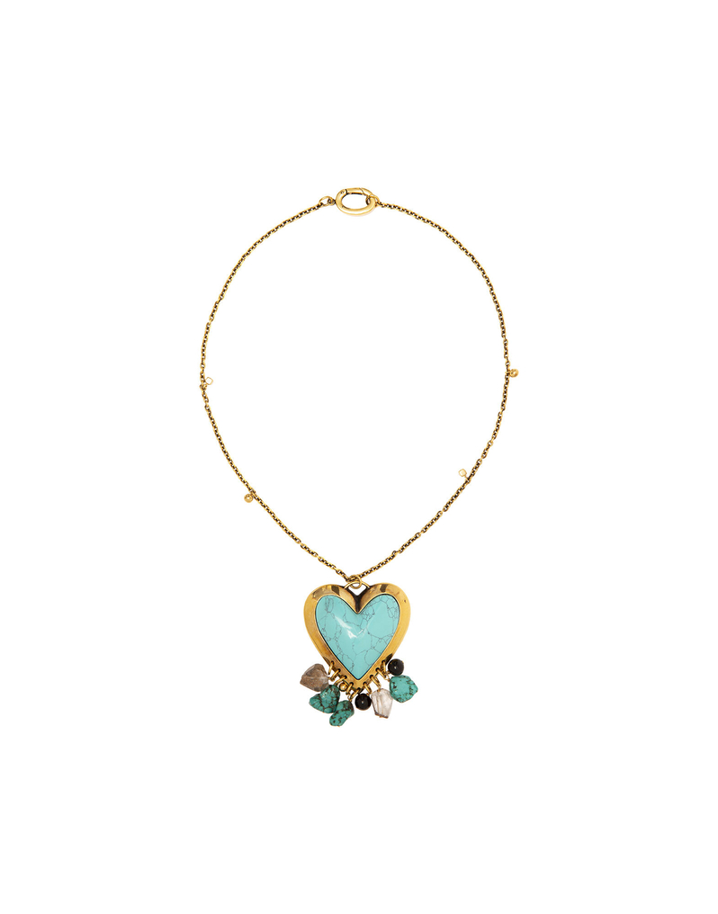 LaDoubleJ Cuore Grande Necklace LaDoubleJ Cuore Grande Necklace Solid Acquamarine NEC0001BRA001TUR0002