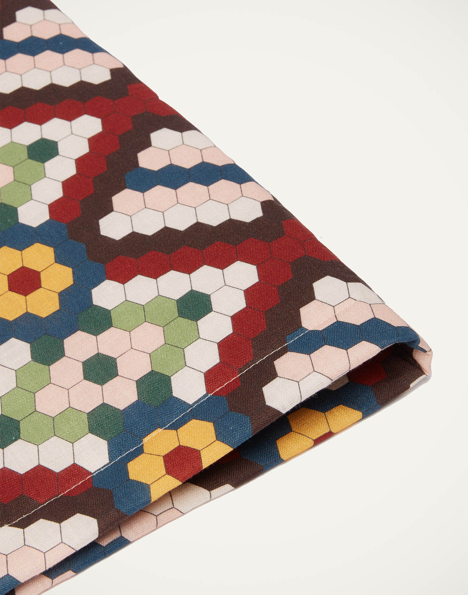 La DoubleJ Placemat Set Of 2 Honeycomb Tiles TBM0001LIN001HNT0001