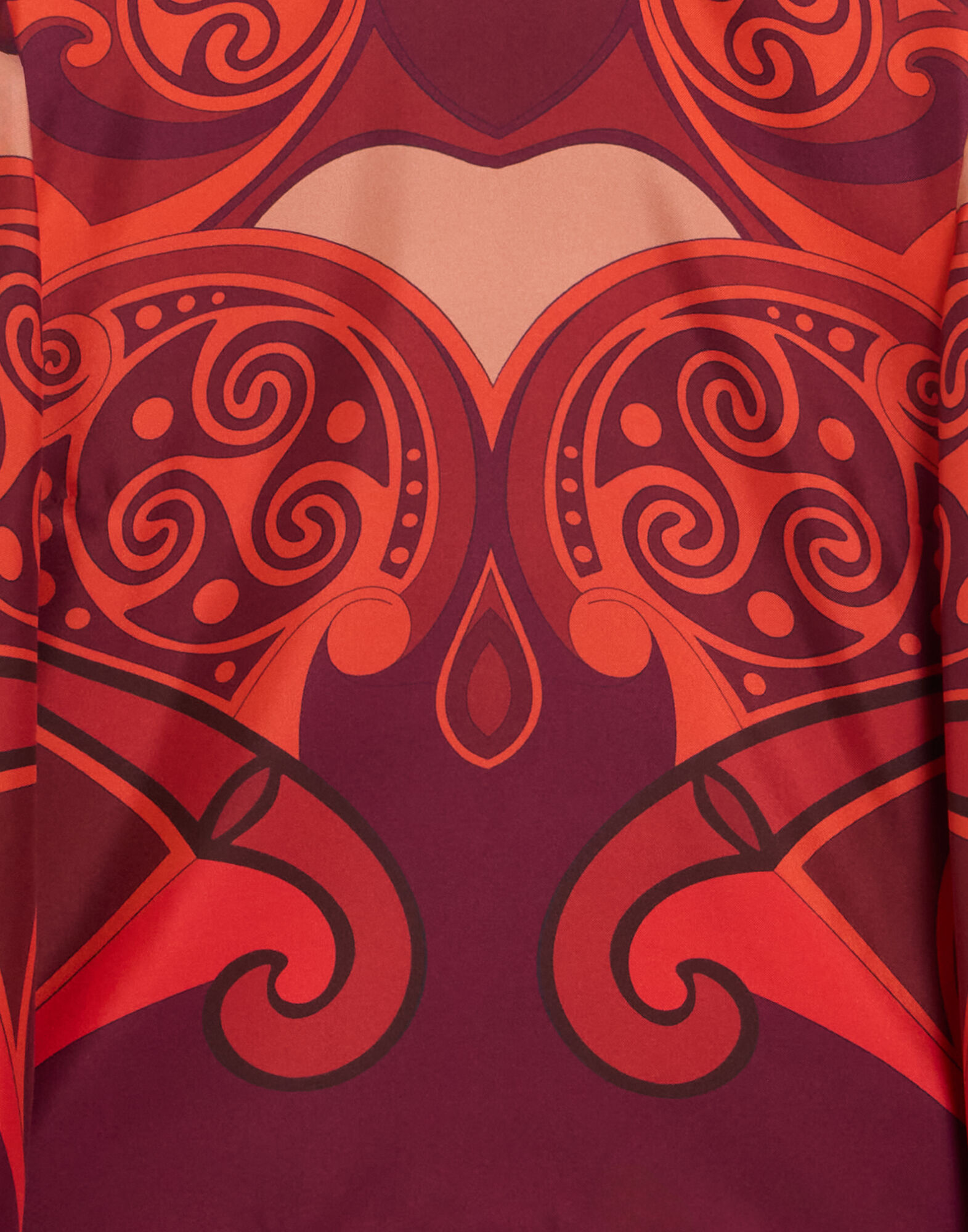 La DoubleJ Make An Exit Top Alchemy Plac&eacute;e Dark Red TOP0117SIL017ALC03RE40