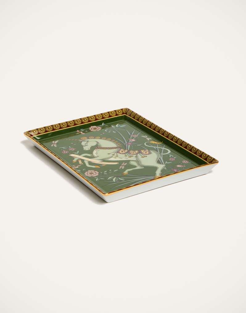 La DoubleJ Trinket Tray La DoubleJ Trinket Tray The Unicorn Dark Green TRI0008CER001UNI01GR03