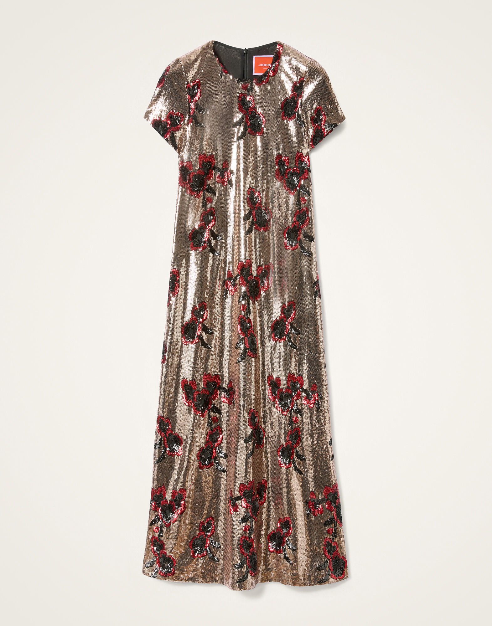 La DoubleJ Midi Swing Dress Primrose Bronze DRE0611PAI012PRI03BR13