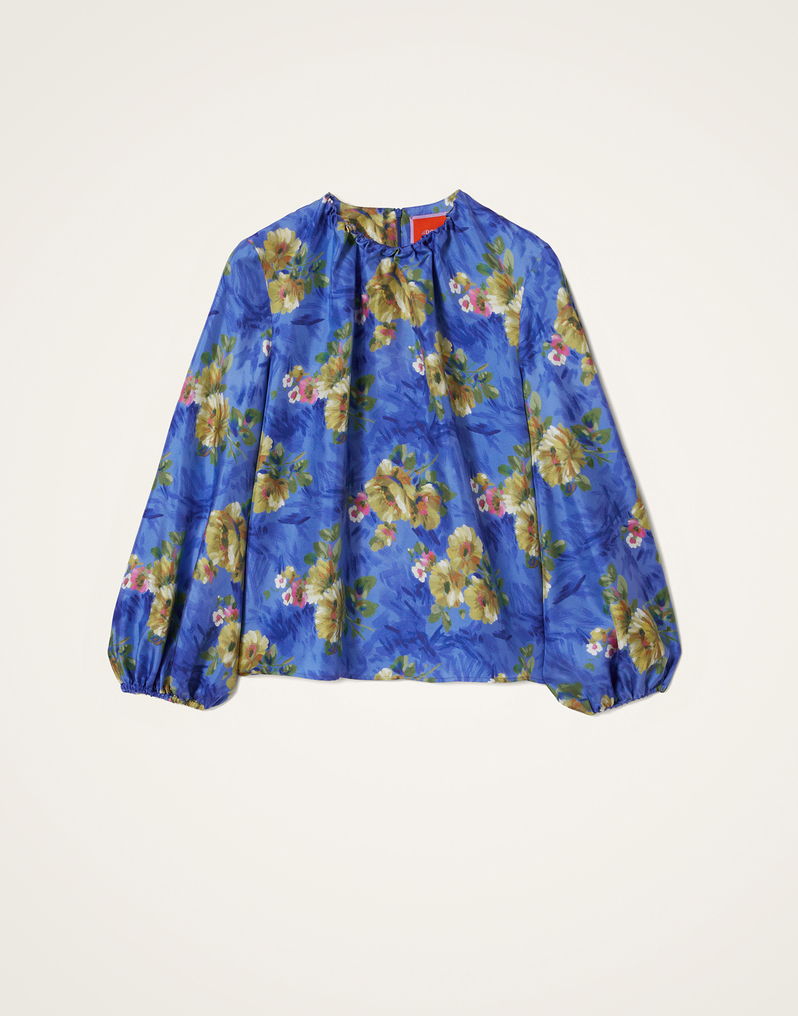 La DoubleJ Charming Top La DoubleJ Charming Top Riptide Light Blue TOP0021SIL001RIP01BU01