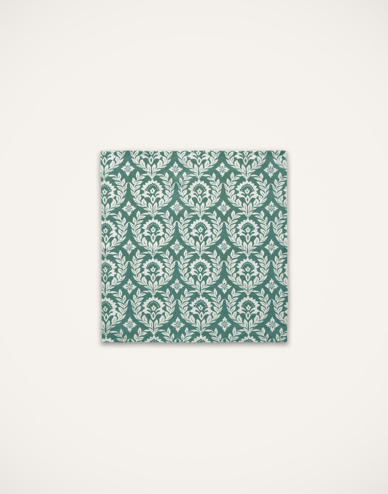 La DoubleJ Large Napkins Set Of 2 La DoubleJ Large Napkins Set Of 2 Green Garland NAP0006LIN001GRL0005