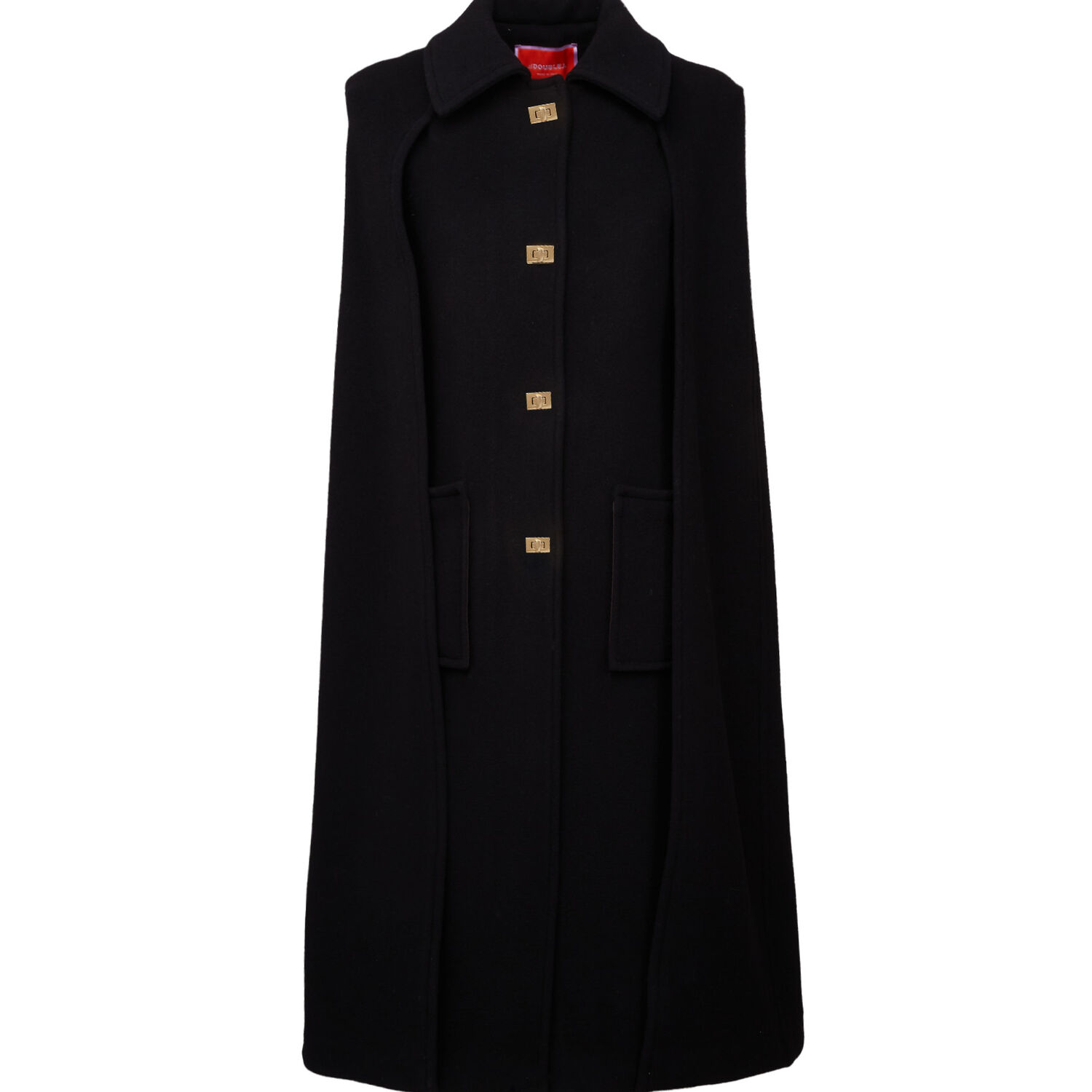 Shop La Doublej Milano Cape In Black