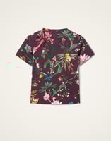 La DoubleJ Jazzercize T-Shirt La DoubleJ Jazzercize T-Shirt Zooflora Burgundy TSH0010JER005ZOF02RE02