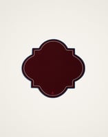 La DoubleJ Medallion Placemats Set Of 2 La DoubleJ Medallion Placemats Set Of 2 Solid Bordeaux PMT0028ACR003SOLIDRE02