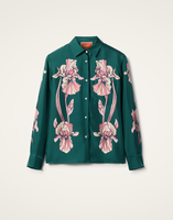 La DoubleJ Boy Shirt La DoubleJ Boy Shirt Iris Placée Dark Green SHI0040SIL006IRS07GR03