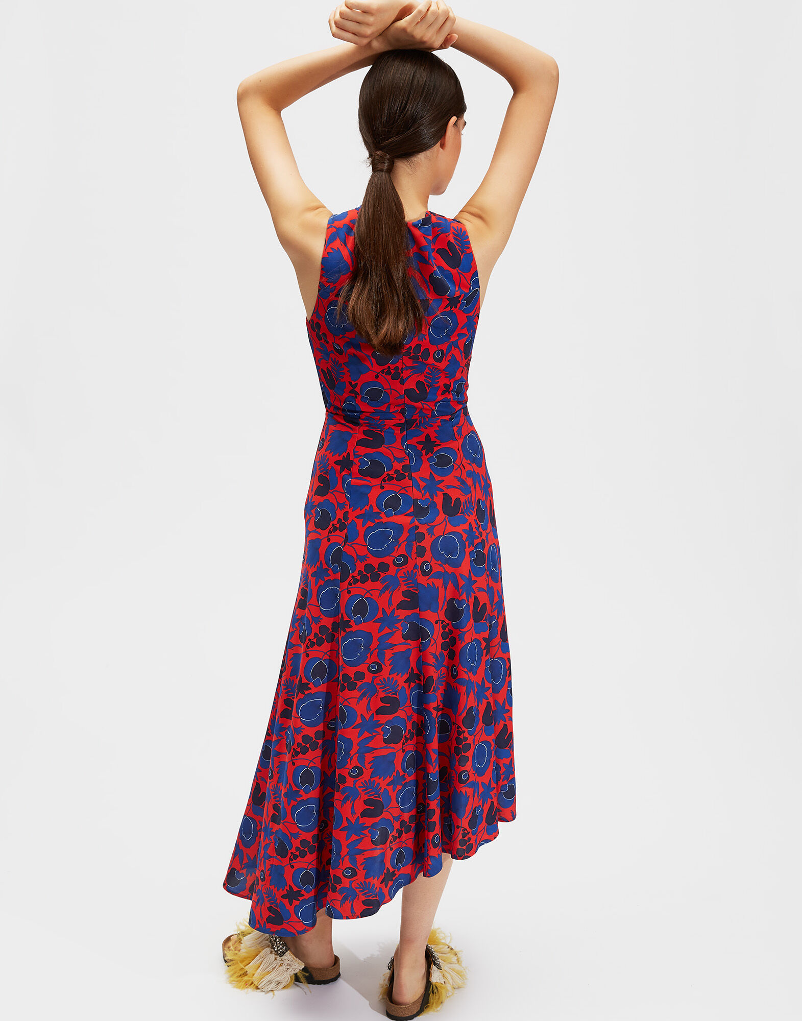 LaDoubleJ Sleeveless Pina Dress Ceramica Rosso DRE0079JER004CER0005