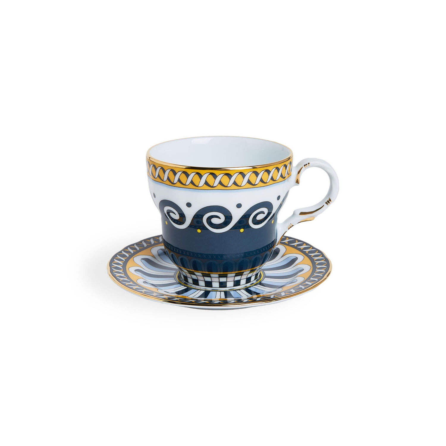 Shop La Doublej Big Mama Cup And Saucer In Odysseus