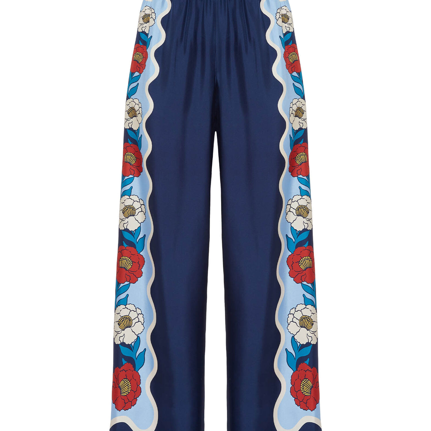 La Doublej Palazzo Pants In Whitsun Placée Blue