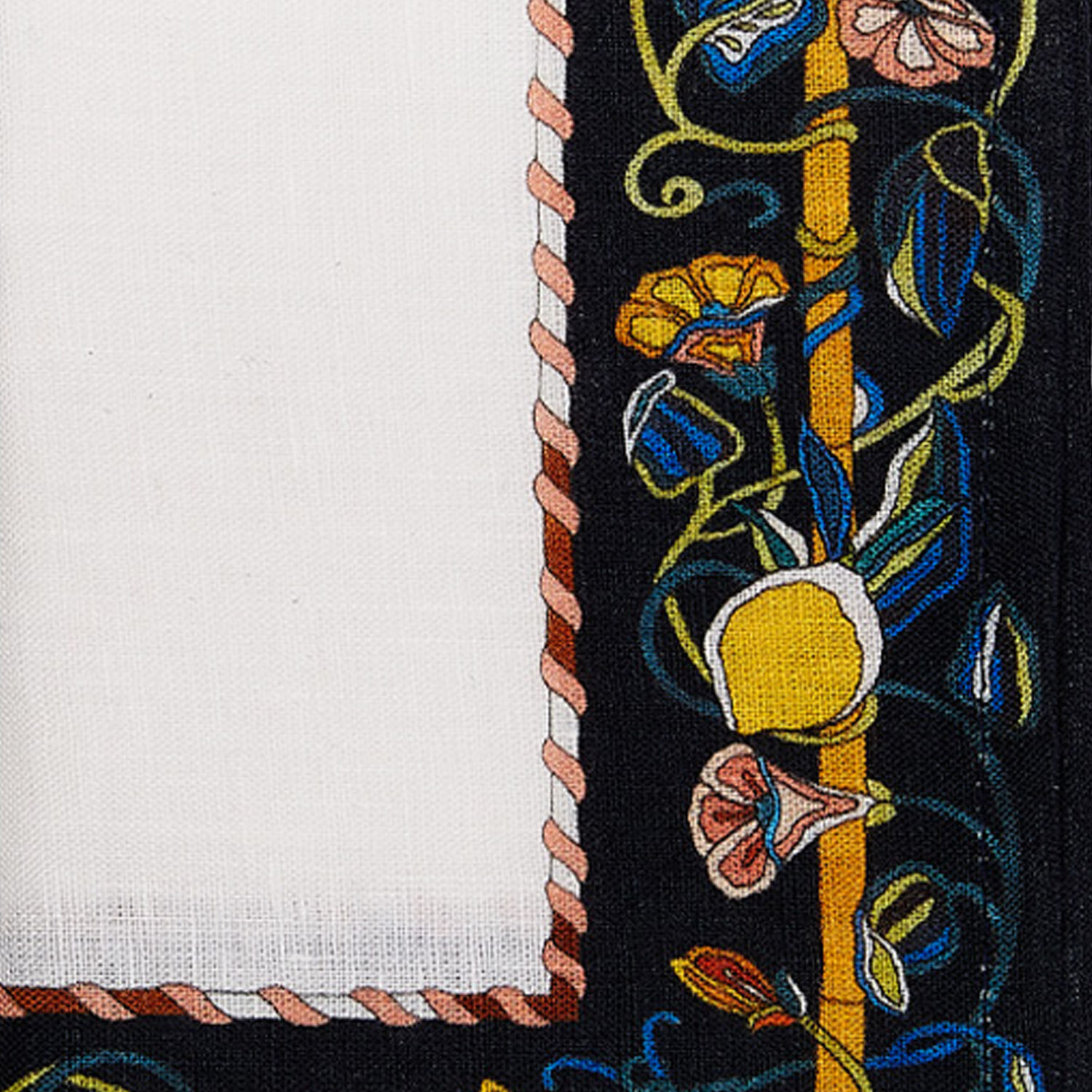 La Doublej Large Napkins Set Of 2 In Borboni Blue