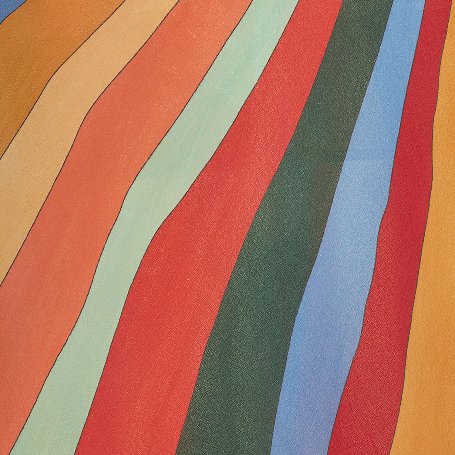 La Doublej Slip-around Silk Maxi Dress In Rainbow