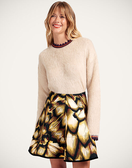 La DoubleJ Camden Jumper Solid Ecru PUL0165KNI170SOLIDBR05