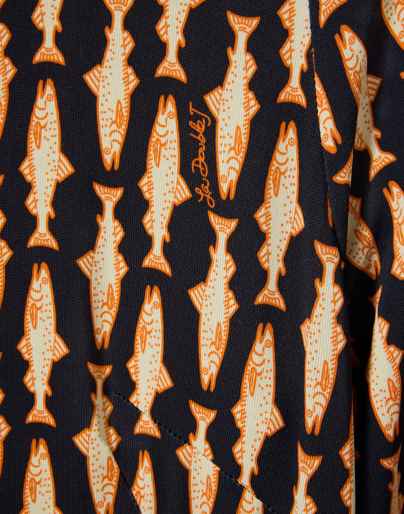 La DoubleJ Perry Street Dress Pesciolini Blue DRE0908JER027PES04BU03