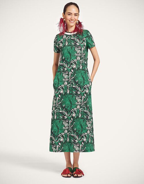 La DoubleJ Sporty Swing Dress Quill Green DRE0247JER002QLL01GR02
