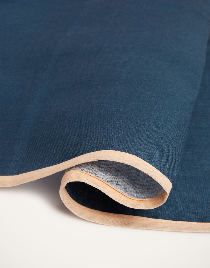 La DoubleJ Large Napkins Set Of 2 La DoubleJ Large Napkins Set Of 2 Rainbow Navy NAP0010LIN006RAI0031
