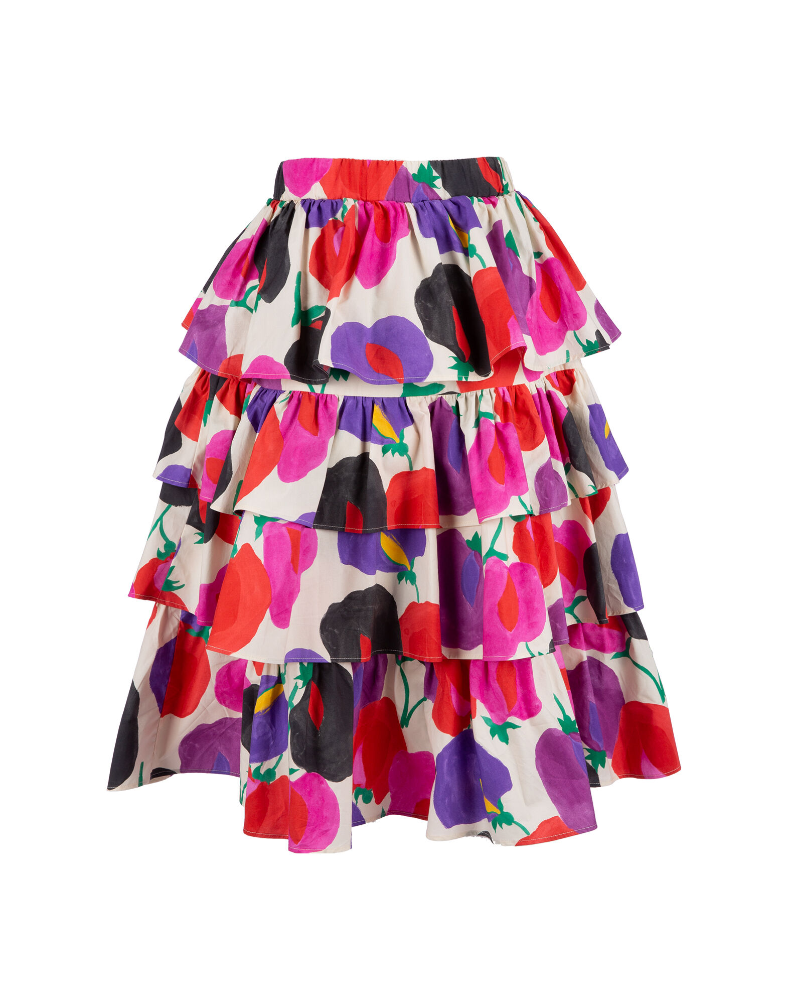 LaDoubleJ Big Mama Skirt Poppy SKI0015COT001POP0001