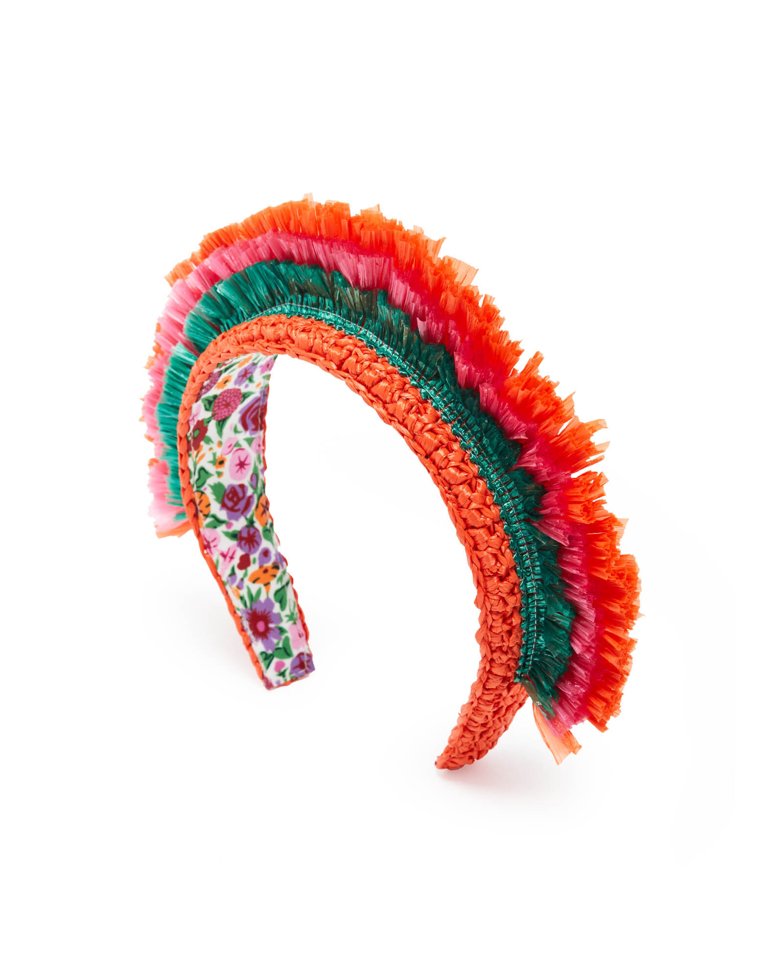 La DoubleJ Halo Headband Solid Orange HEB0011RAF003SOLIDOR02