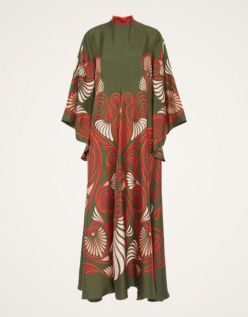 La DoubleJ Magnifico Dress Kerylos Plac&eacute;e Dark Green DRE0232SIL006KER01GR03