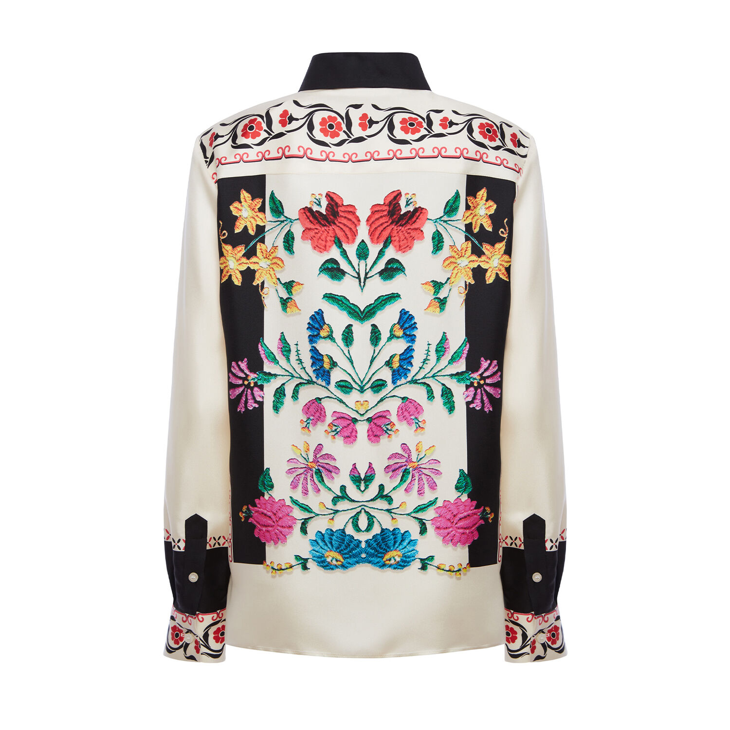 La Doublej Boy Shirt In Plaza Placée Ivory