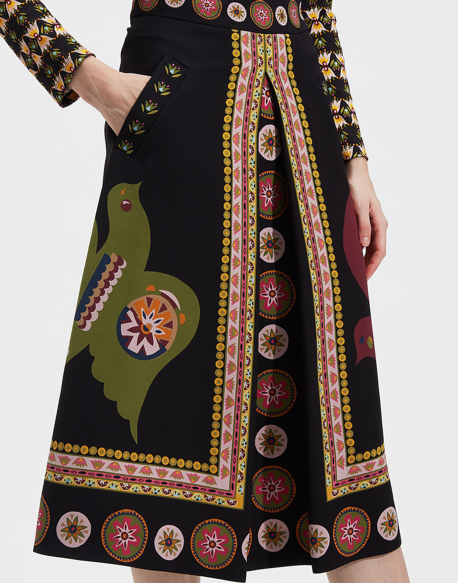 LaDoubleJ Santa Monica Skirt Duetto Dove SKI0033VIS006DTT0001