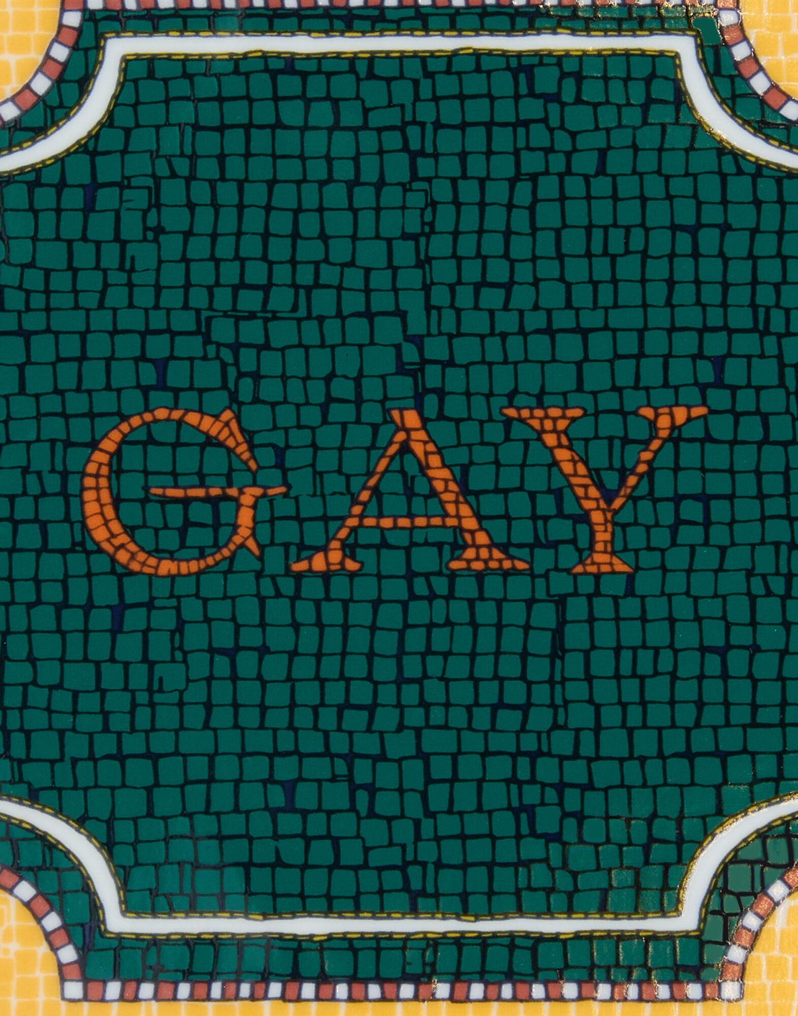 La DoubleJ Mini Tray Gay Green TRI0011CER001GAY01GR02