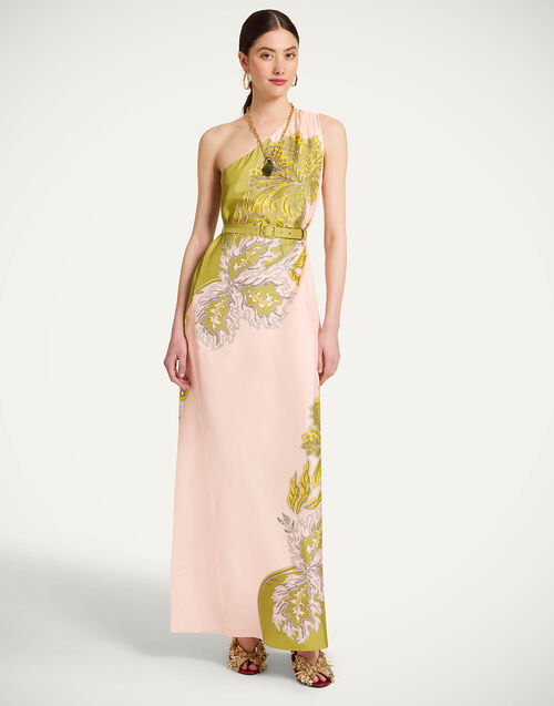La DoubleJ Roy Dress Swathe Plac&eacute;e Pink DRE0304SIL006SWA03PI01