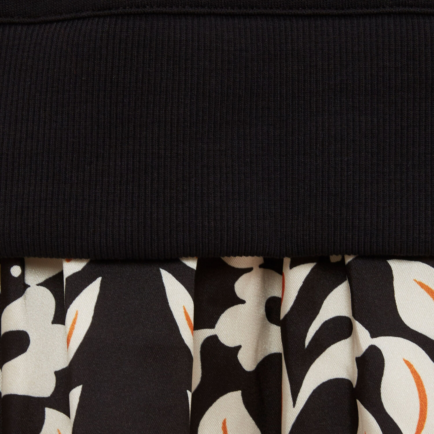 La Doublej Sporty Floral-print Minidress In Ghirlanda Black